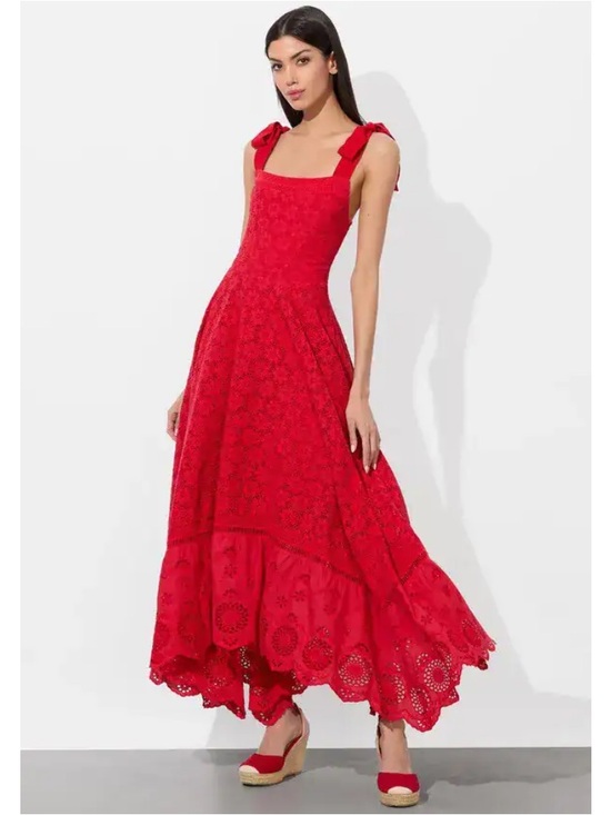 Alice + Olivia Dresses & Skirts - NWT Alice + Olivia Rosalee Eyelet Maxi Dress Size 4
